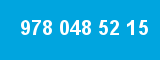978 048 52 15 978 048 52 15